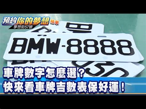 車牌 吉數|車牌吉數查詢：你的車牌號碼帶來好運了嗎？ 